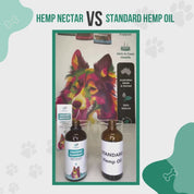 Hemp Pet Nectar vs Standard Hempseed Oil