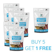 Skin & Coat Support | New Zealand Hoki Fish Hemp Infused Treats for Dogs 70g | Buy 5 get 1 Free - HempPet.com.au