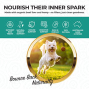 Vitality Support | Hemp Infused Organic Beef Liver Treats for Dogs 80g | Buy 5 get 1 Free - HempPet.com.au