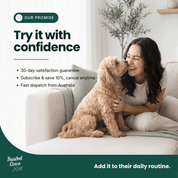 Fresh Snout Dog Breath Freshener & Dental Meal Topper Kelp + Greens, 120g - HempPet.com.au