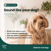 Fresh Snout Dog Breath Freshener & Dental Meal Topper Kelp + Greens, 120g - HempPet.com.au