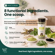 Fresh Snout Dog Breath Freshener & Dental Meal Topper Kelp + Greens, 120g - HempPet.com.au
