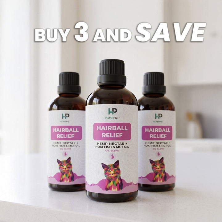 Hairball Relief Blend for Cats 100ml | Buy 3 & Save - HempPet.com.au