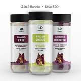 HempPet 3-in-1 Wellness Meal Topper Bundle for Dogs (Gland, Dental & Immune Support)