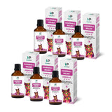 HempPet | Hairball Relief Pack of 6 | Hemp Nectar with Hoki Fish and MCT Oil Blend for Cats