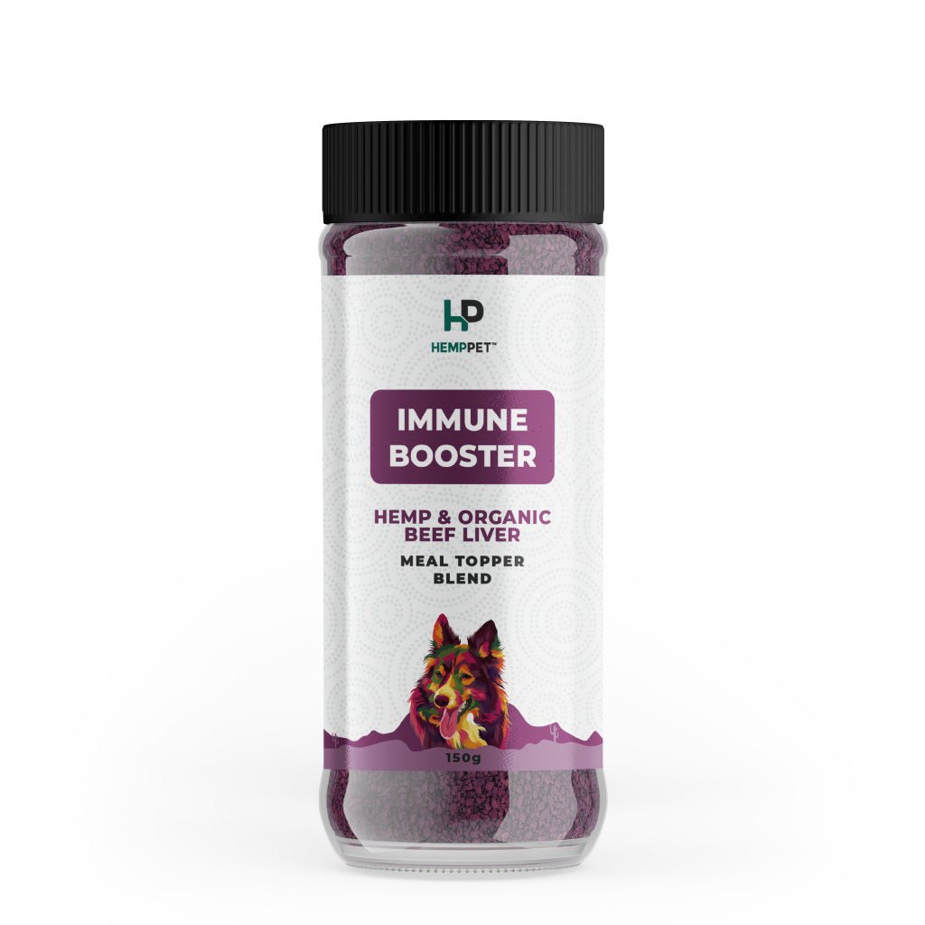 HempPet Immune Booster | Hemp & Organic Beef Liver Meal Topper for Dogs (150g) - HempPet.com.au