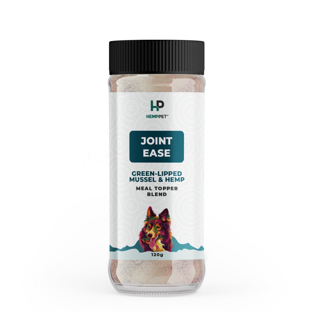 HempPet Joint Ease | Green-Lipped Mussel & Hemp Meal Topper for Dogs (120g) - HempPet.com.au