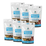 HempPet | Skin & Coat Support Pack of 6 | Hemp Infused New Zealand Hoki Fish Treats for Dogs
