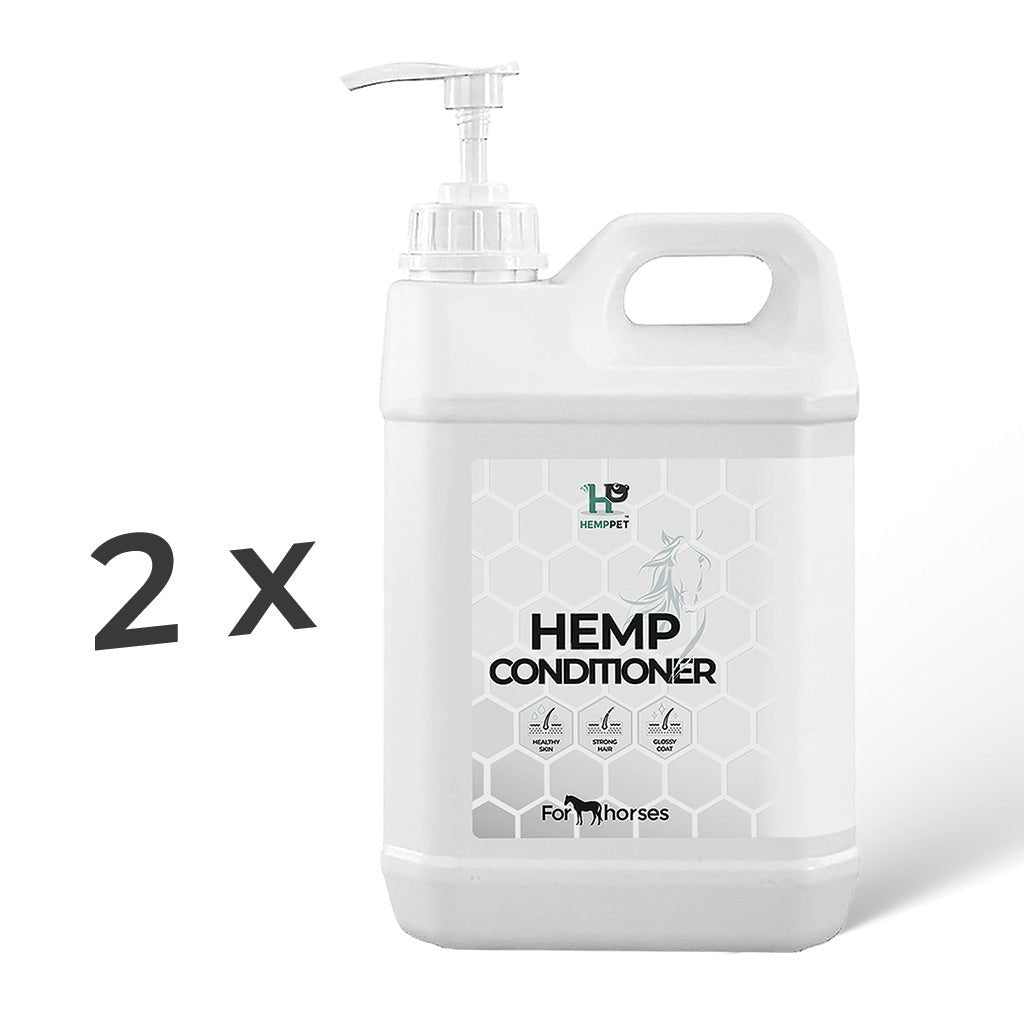 Horse | Grooming | Box of 2 | Hemp Horse Conditioner | Groomers Size 5L - HempPet.com.au