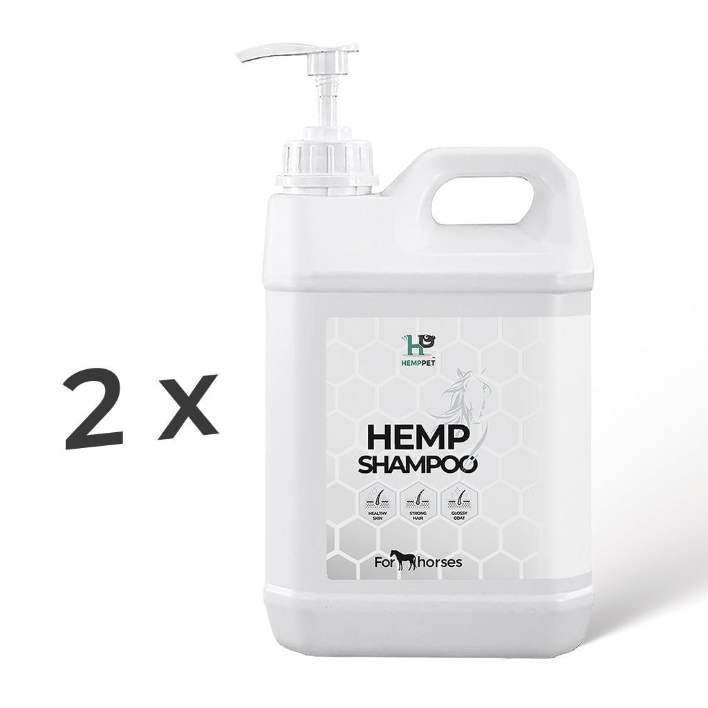 Horse | Grooming | Box of 2 | Hemp Horse Shampoo | Groomers Size 5L - HempPet.com.au