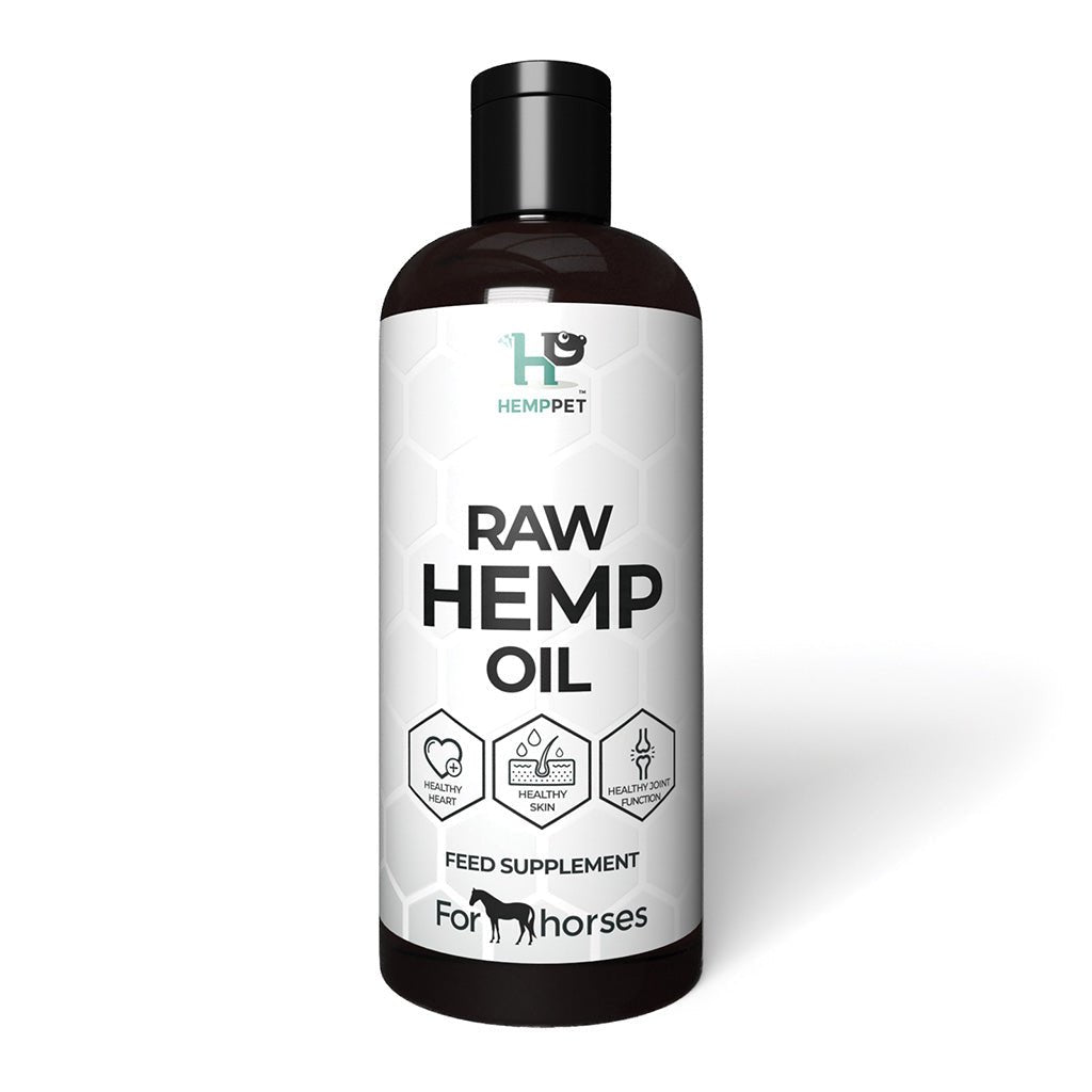 Horse | Oil | Box of 6 | Raw Hemp Seed Oil For Horses 500ml - HempPet.com.au