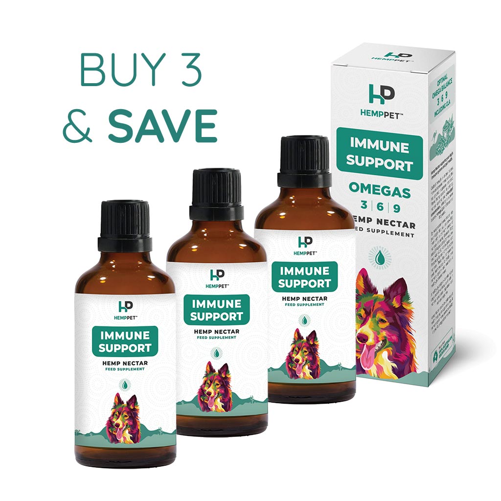 Immune Support | Hemp Seed Nectar for Dogs | Buy 3 and Save - HempPet.com.au