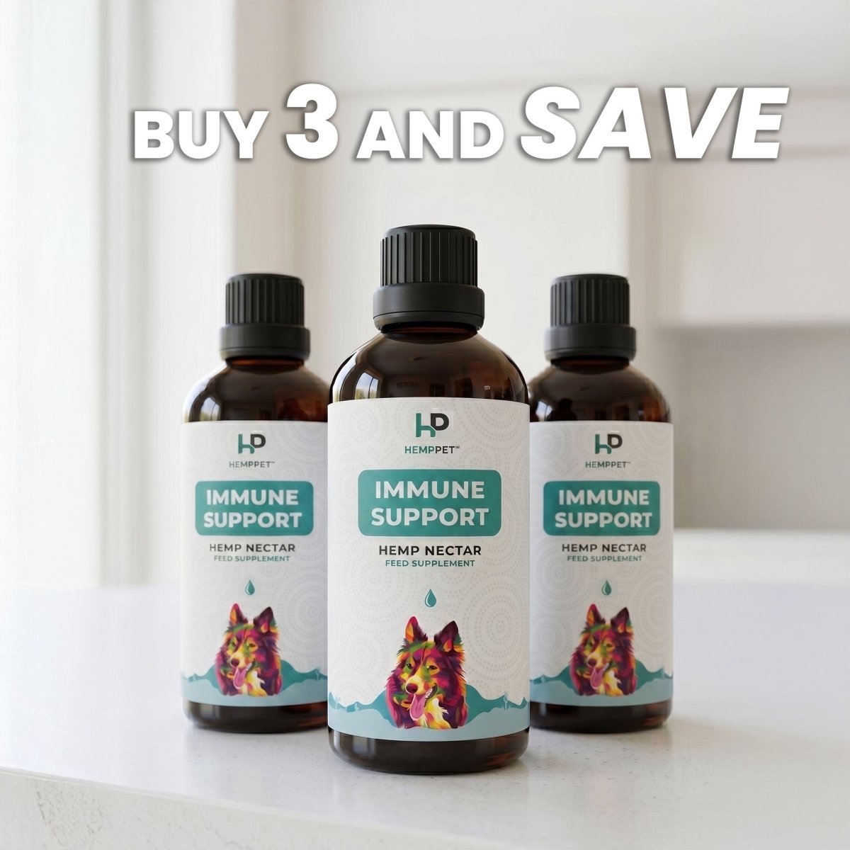 Immune Support | Hemp Seed Nectar for Dogs | Buy 3 and Save - HempPet.com.au