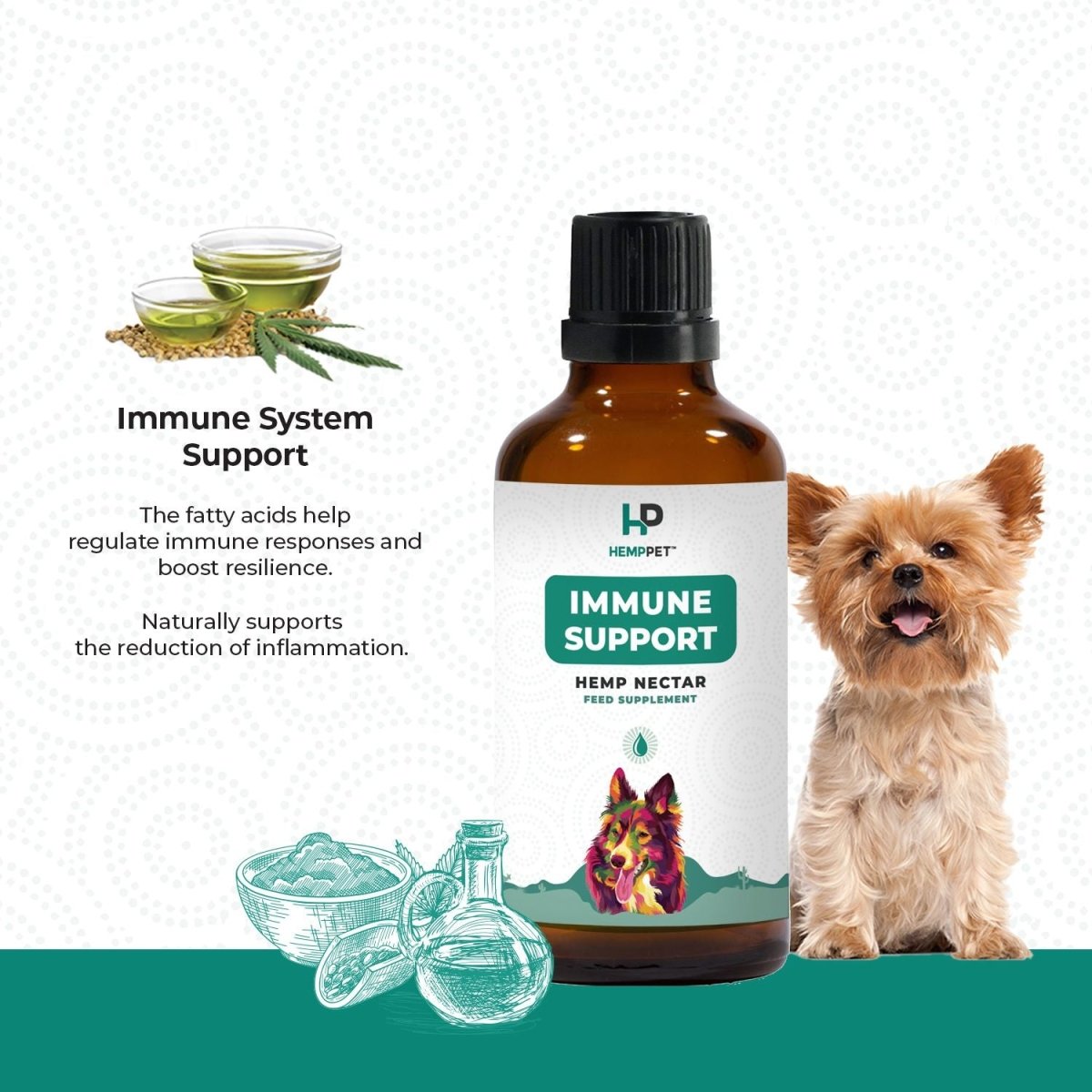 Immune Support | Hemp Seed Nectar for Dogs | Buy 5 get 1 Free - HempPet.com.au