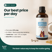 Mobility Supplement | Hemp Seed Oil Blend With Hoki Fish & MCT Oil for Dogs | Buy 5 get 1 Free - HempPet.com.au