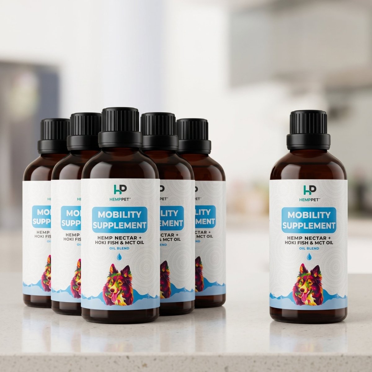 Mobility Supplement | Hemp Seed Oil Blend With Hoki Fish & MCT Oil for Dogs | Buy 5 get 1 Free - HempPet.com.au