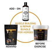 Muscle Building & Repair Bundle for Horses | Save with Bundle - HempPet.com.au