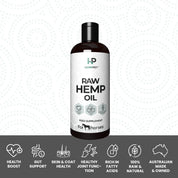 Raw Hemp Seed Oil For Horses 500ml - HempPet.com.au