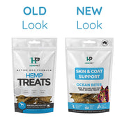 Skin & Coat Support | New Zealand Hoki Fish Hemp Infused Treats for Dogs 70g - HempPet.com.au