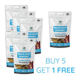 Skin & Coat Support | New Zealand Hoki Fish Hemp Infused Treats for Dogs 70g | Buy 5 get 1 Free