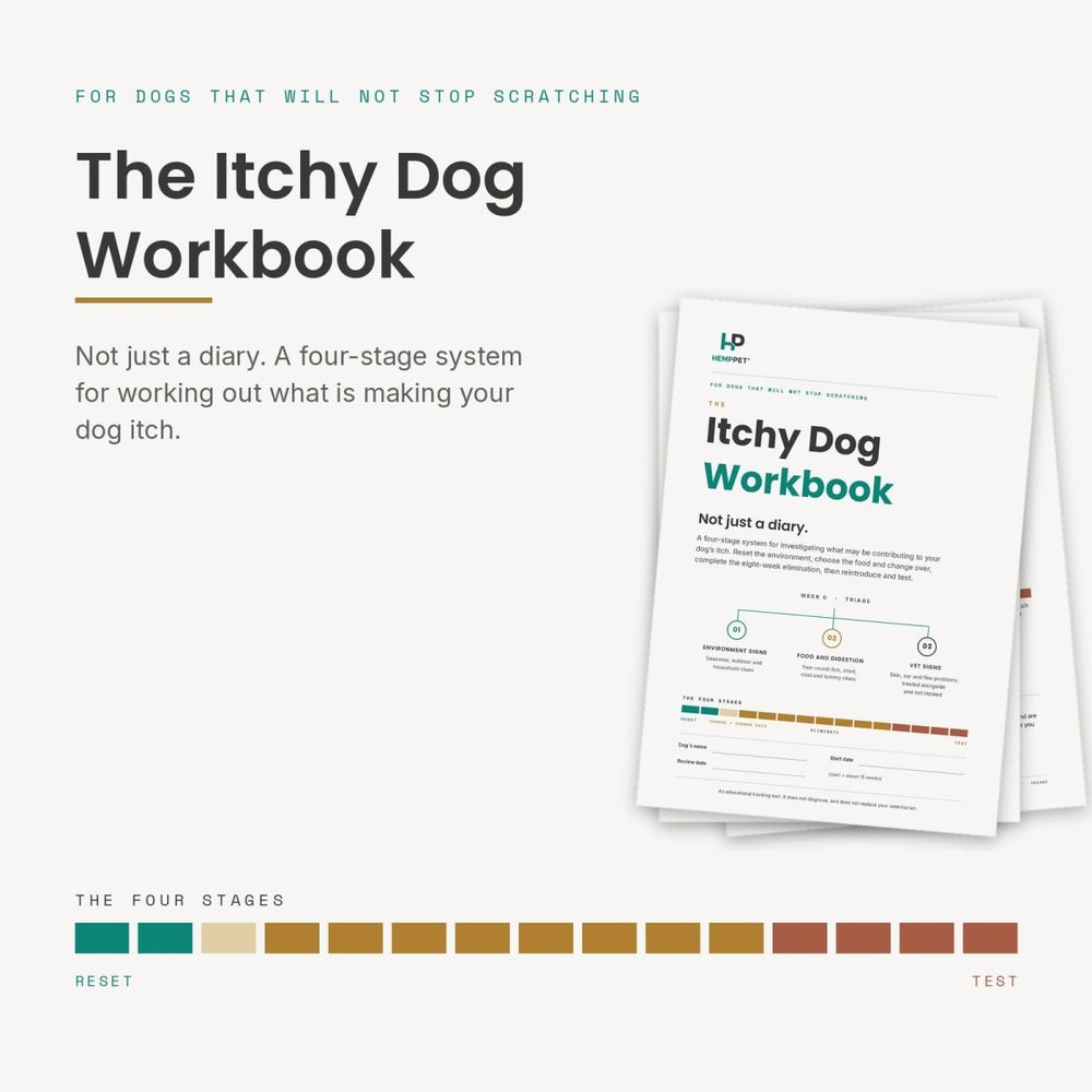 The Itchy Dog Workbook | Printable Dog Food Trial System - HempPet.com.au