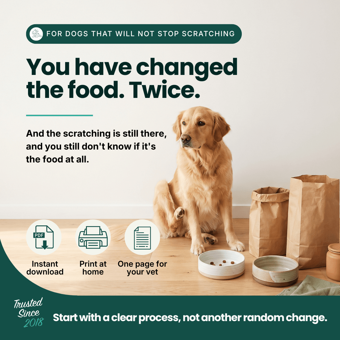 The Itchy Dog Workbook | Printable Dog Food Trial System - HempPet.com.au