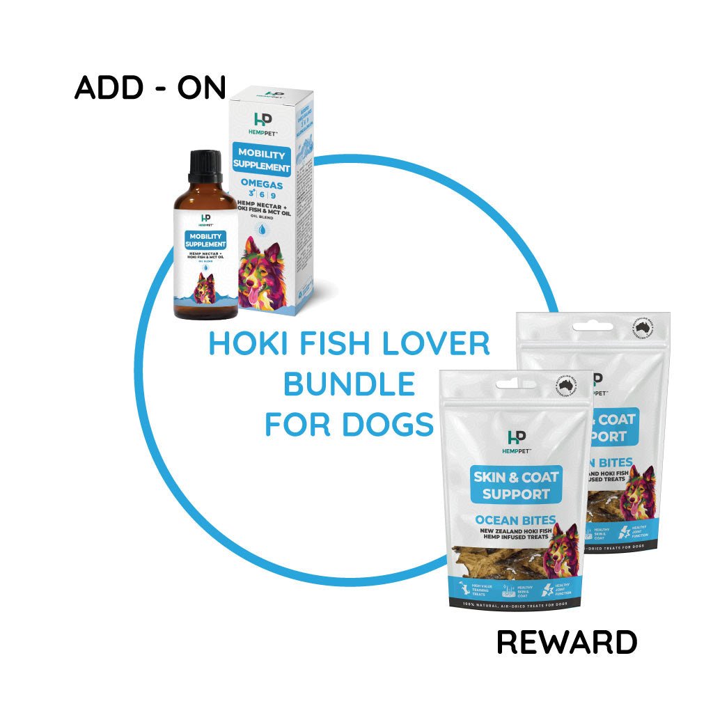 Hoki Fish Lover Bundle for Dogs | Save with Bundle - HempPet.com.au