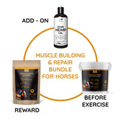 Muscle Building & Repair Bundle for Horses | Save with Bundle - HempPet.com.au