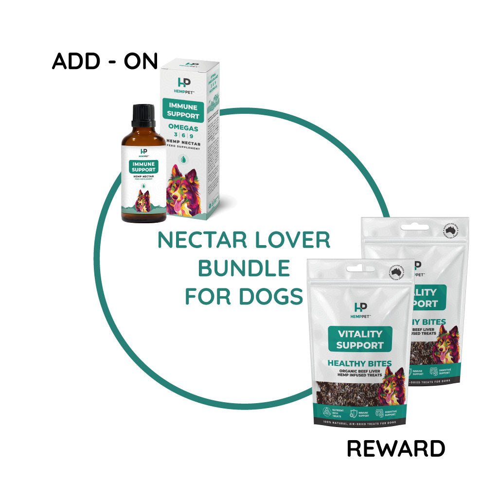 Nectar Lover Bundle for Dogs | Save with Bundle - HempPet.com.au